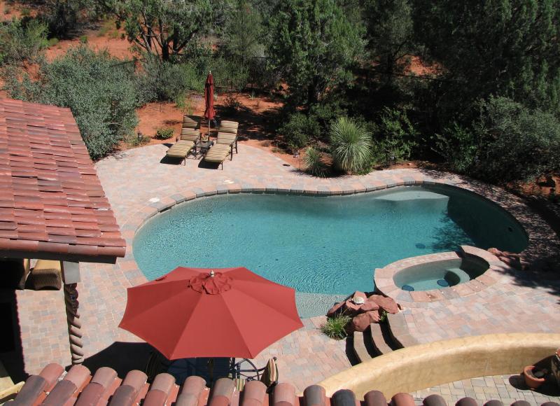 Pool from roof