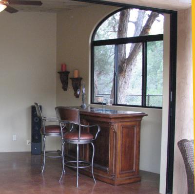 Pool house bar