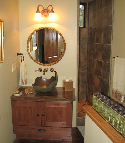 Pool house bath